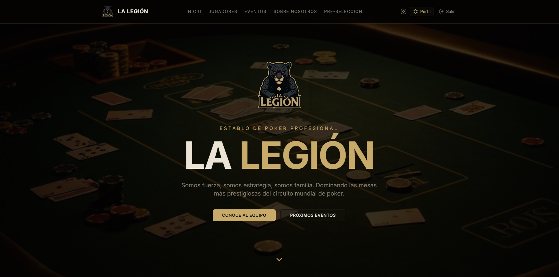 Imagen principal del proyecto La Legión Poker
